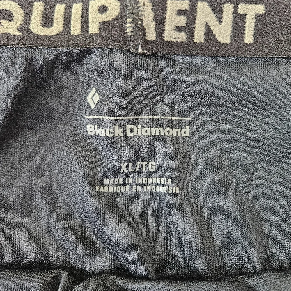 Black Diamond Sprint Shorts Men’s XL Black Lined Running Jogging Performance